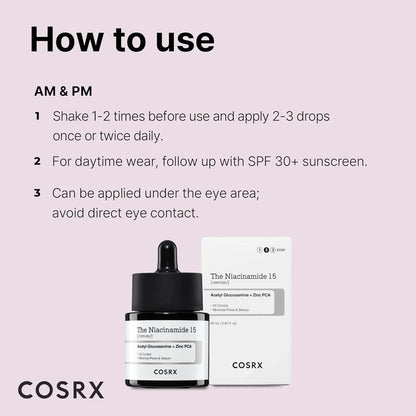 COSRX The Niacinamide 15 Serum - 20ml
