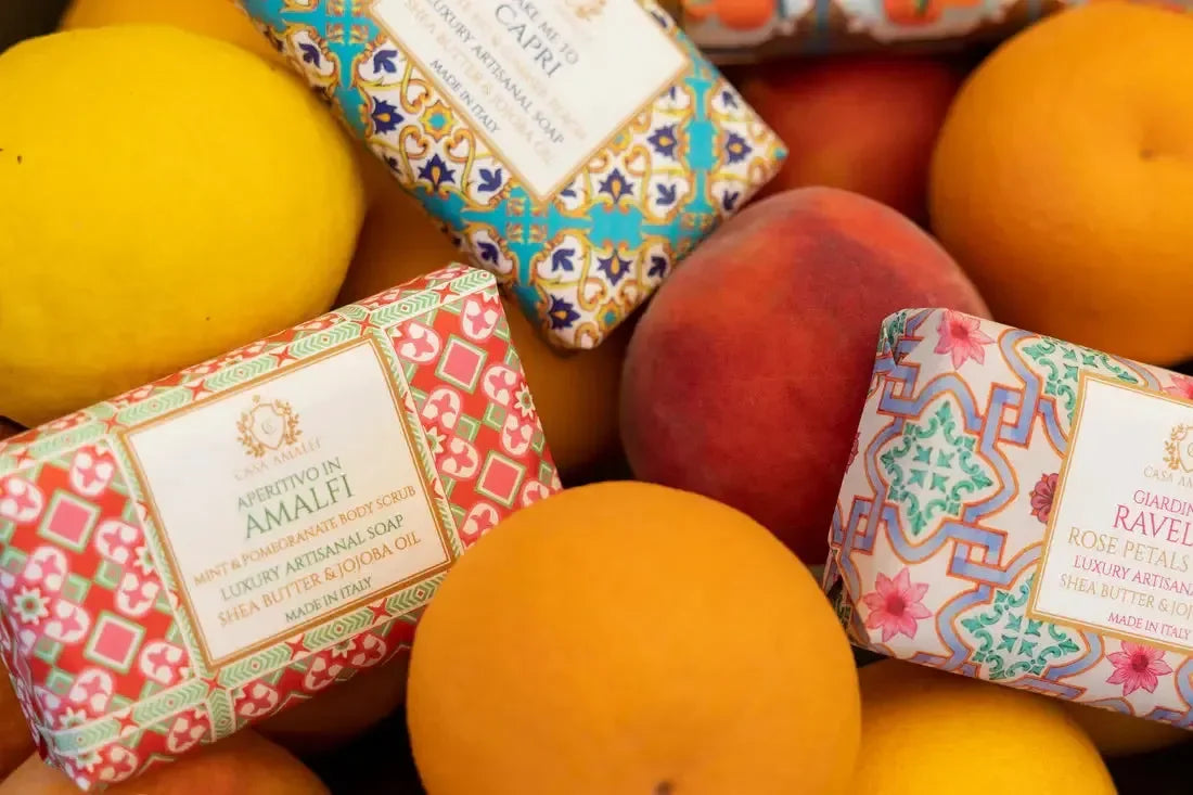 CASA AMALFI APERITIVO IN AMALFI BODY SOAP - Shea Butter &amp; Jojoba Oil CASA AMALFI