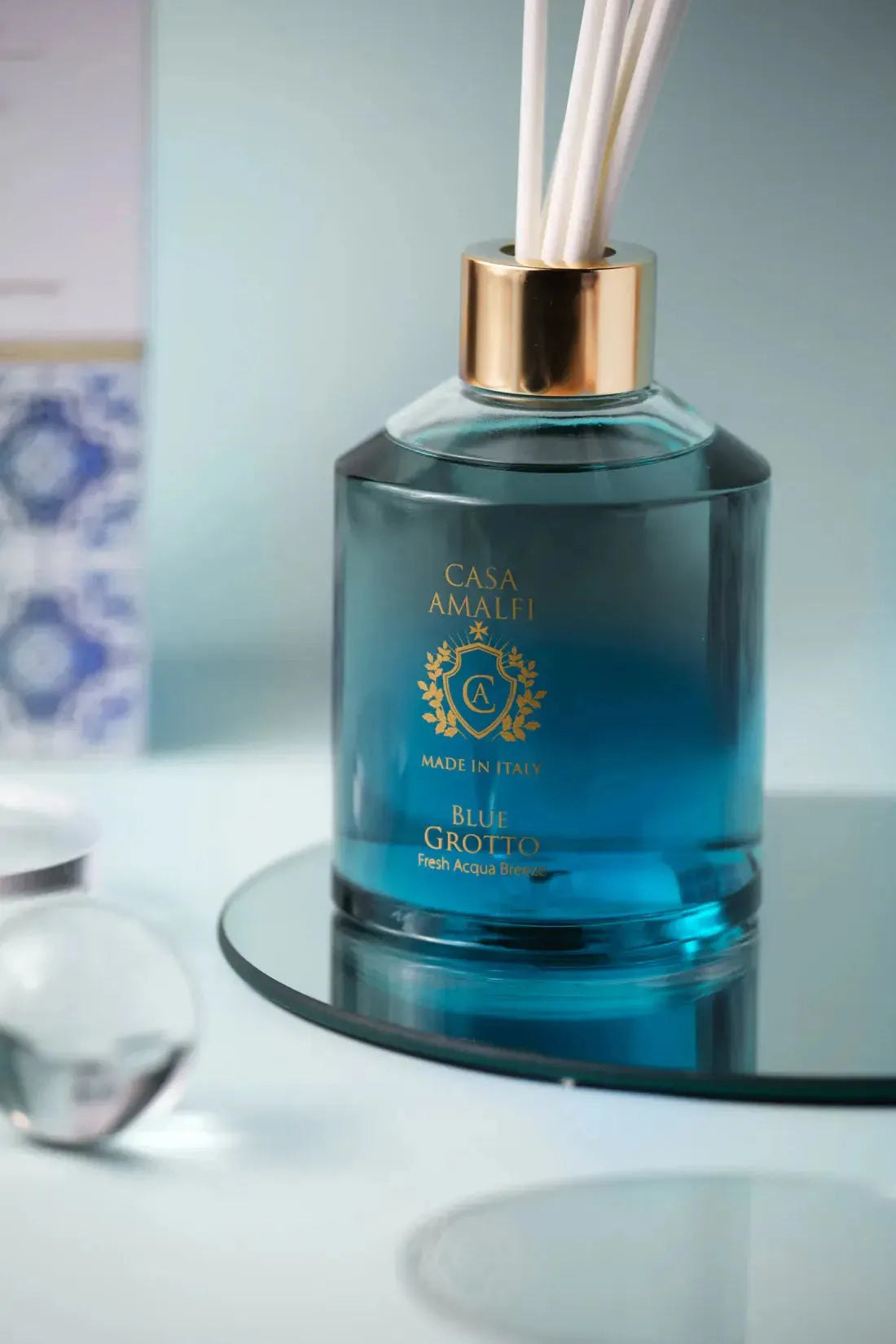 CASA AMALFI BLUE GROTTO HOME DIFFUSER - Fresh Acqua Marine - BLACK ELIXIR - Maison de Parfum