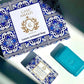 CASA AMALFI BLUE MAIOLICA 3 SOAP GIFT SET CASA AMALFI