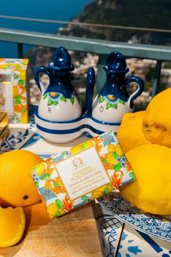 CASA AMALFI BUONGIORNO POSITANO BODY SOAP - Lemon Basil & Mandarin - BLACK ELIXIR - Maison de Parfum