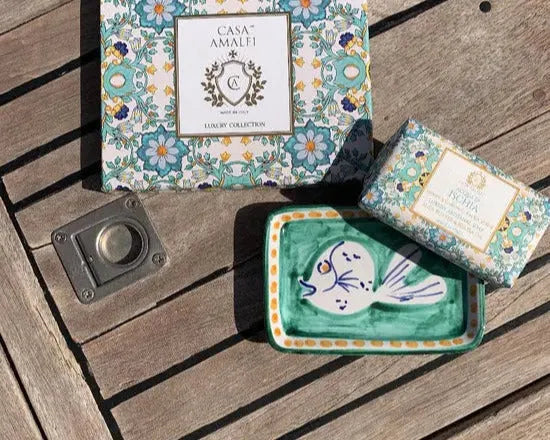 CASA AMALFI ISCHIA SINGLE GIFT SET - BLACK ELIXIR - Maison de Parfum