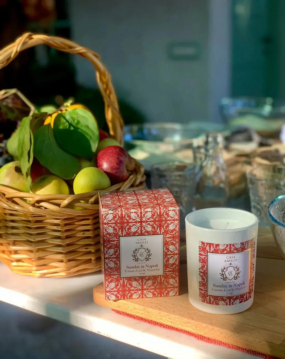 CASA AMALFI LIMITED EDITION CANDLE DUO - BLACK ELIXIR - Maison de Parfum