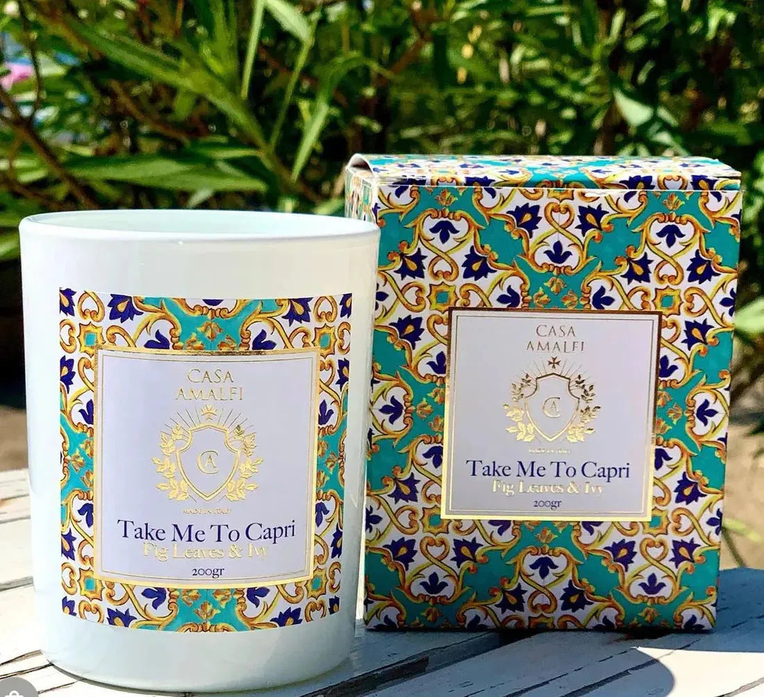 CASA AMALFI LIMITED EDITION CANDLE DUO - BLACK ELIXIR - Maison de Parfum