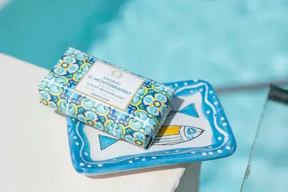 CASA AMALFI SAILING IL MEDITERRANEO BODY SOAP - Blue Ocean - BLACK ELIXIR - Maison de Parfum