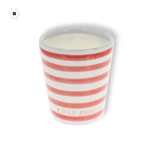 CASA AMALFI SUNDAY IN NAPOLI HAND PAINTED CANDLE - Tomato Leaf & Magnolia