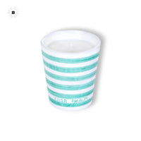 CASA AMALFI TAKE ME TO CAPRI HAND PAINTED CANDLE - White Fig & Summer Peach