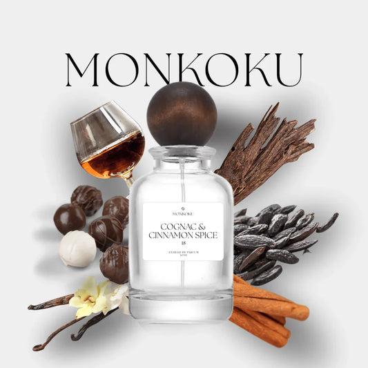 Cognac & Cinnamon Spice Extrait de Parfum || MonKoku - BLACK ELIXIR - Maison de Parfum