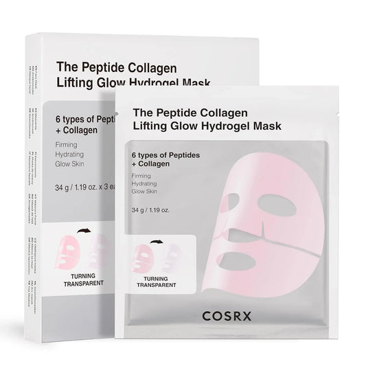 COSRX the Peptide Collagen Lifting Glow Hydrogel Mask 3 St.