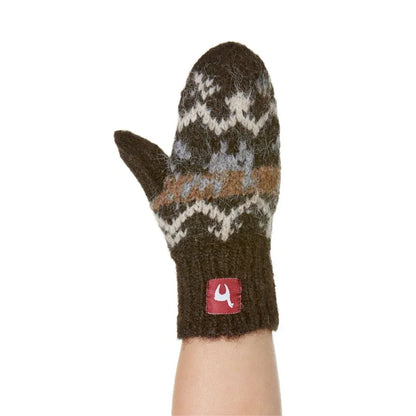 Apu Kuntur - Alpaka Kinder Fausthandschuhe NATURA – 100% naturbelassenes Alpaka