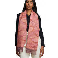 Kuna - Alpaka Webschal Willing – 100 % Baby‑Alpaka - einmaliges Muster