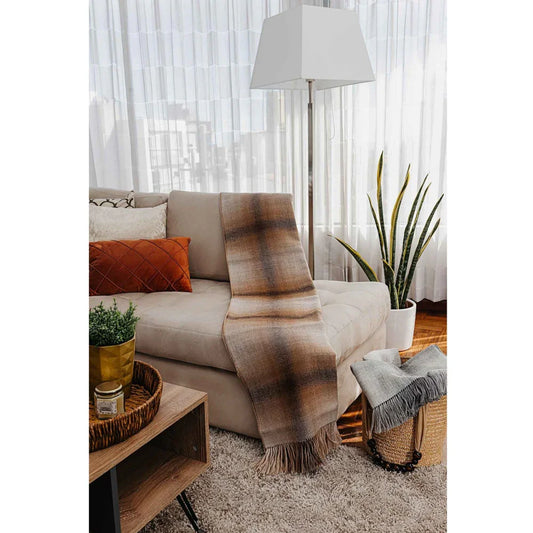 KUNA UKULELE – Edle Decke aus Baby-Alpaka & Seide | Leicht, weich & stilvoll