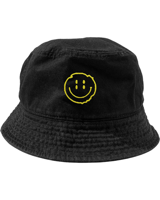 Distorted Smile - Neon Flock Flexfit Bucket Hat