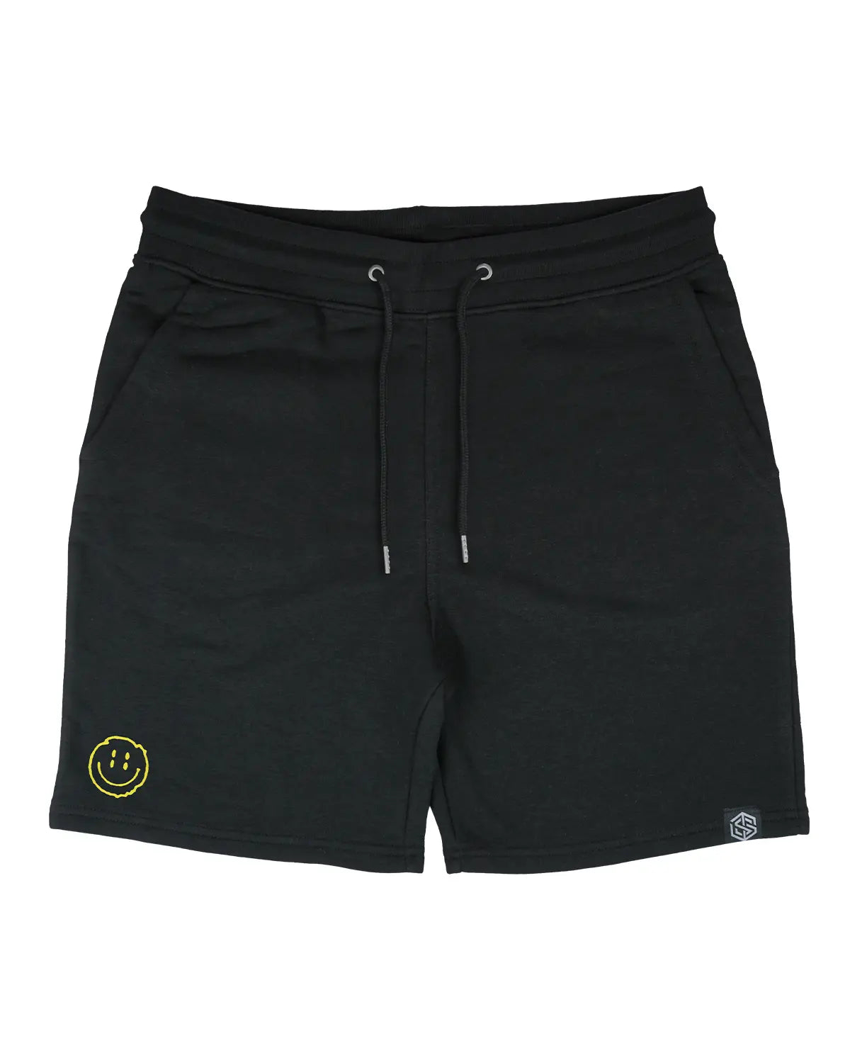 Distorted Smile - Neon Flock Shorts (schwarz, unisex)