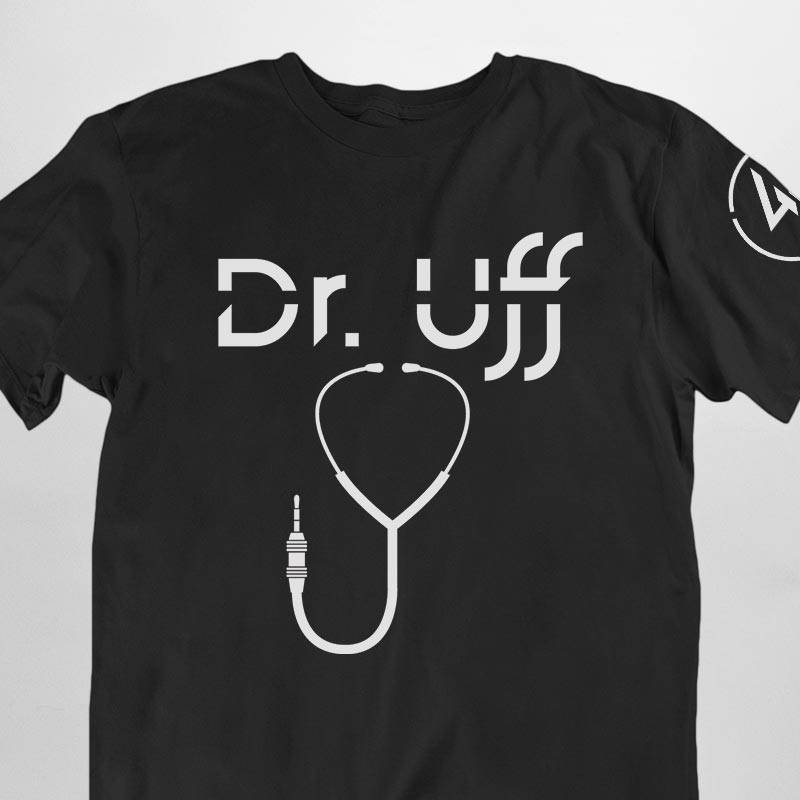 Dr. Uff T-Shirt (schwarz / unisex)