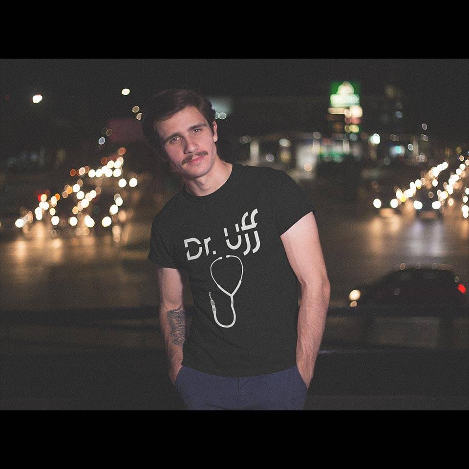 Dr. Uff T-Shirt (schwarz / unisex)
