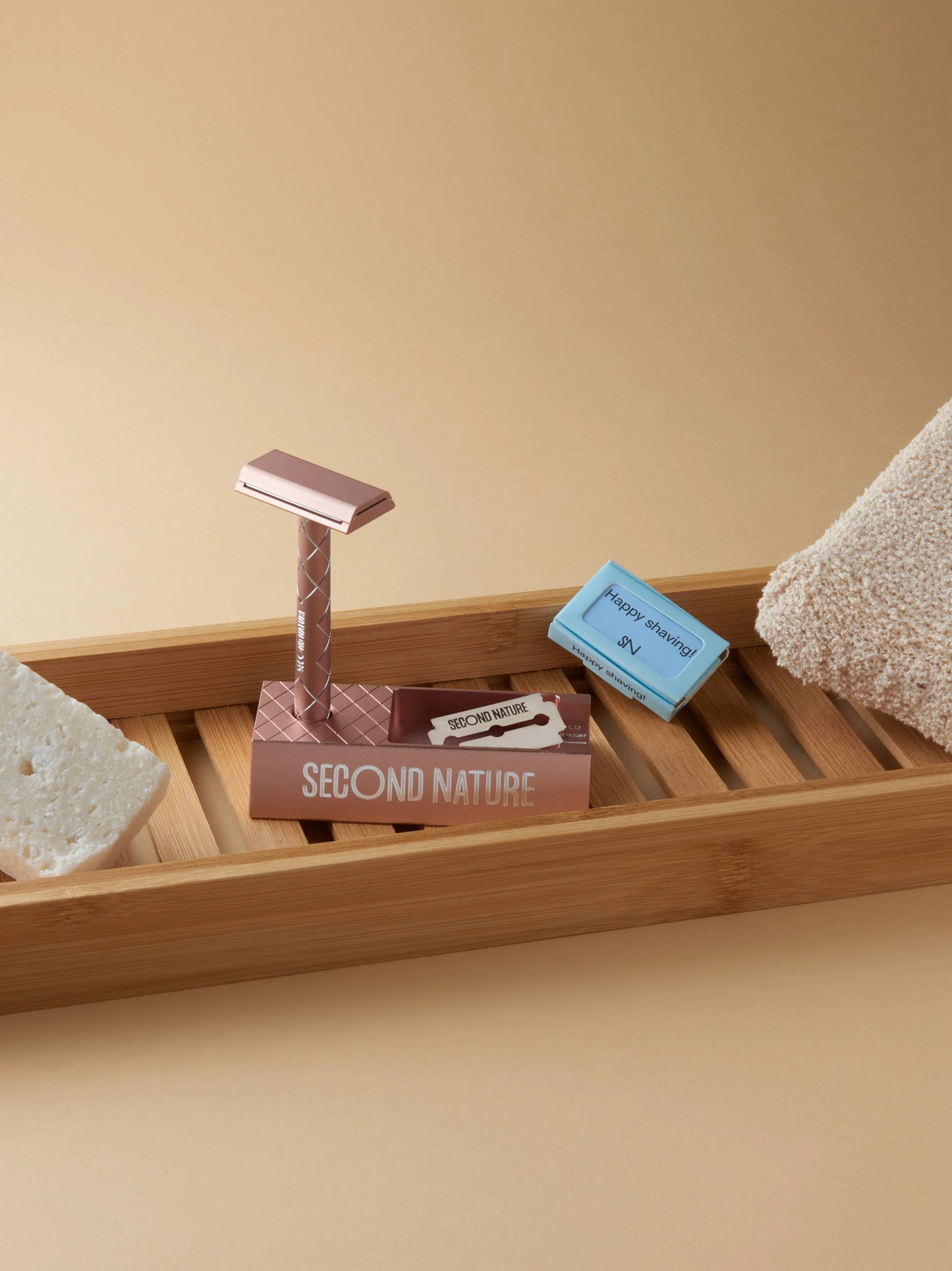 Rasierset - Rasierhobel mit Ständer und Klingen -