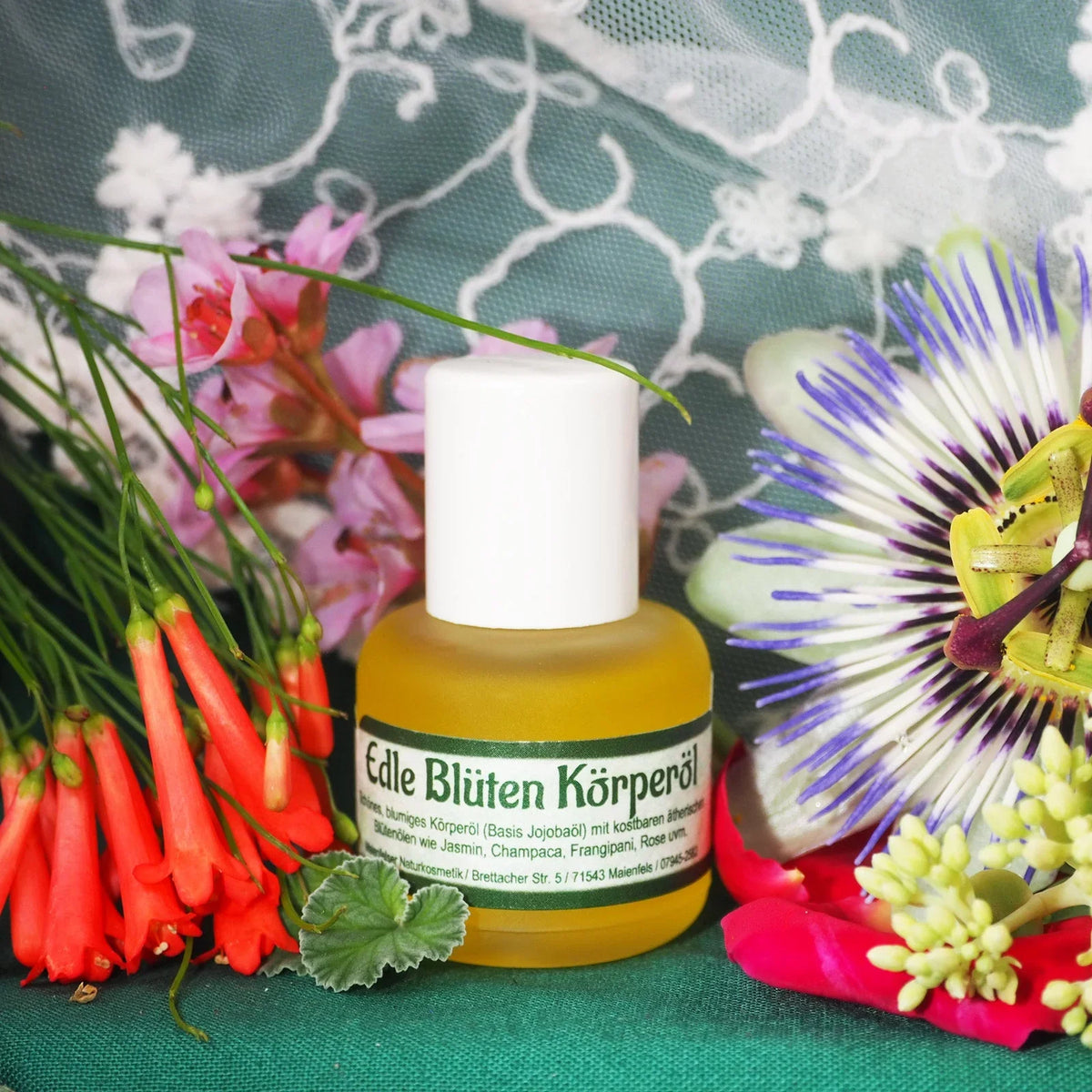 Edle Blüten Körperöl