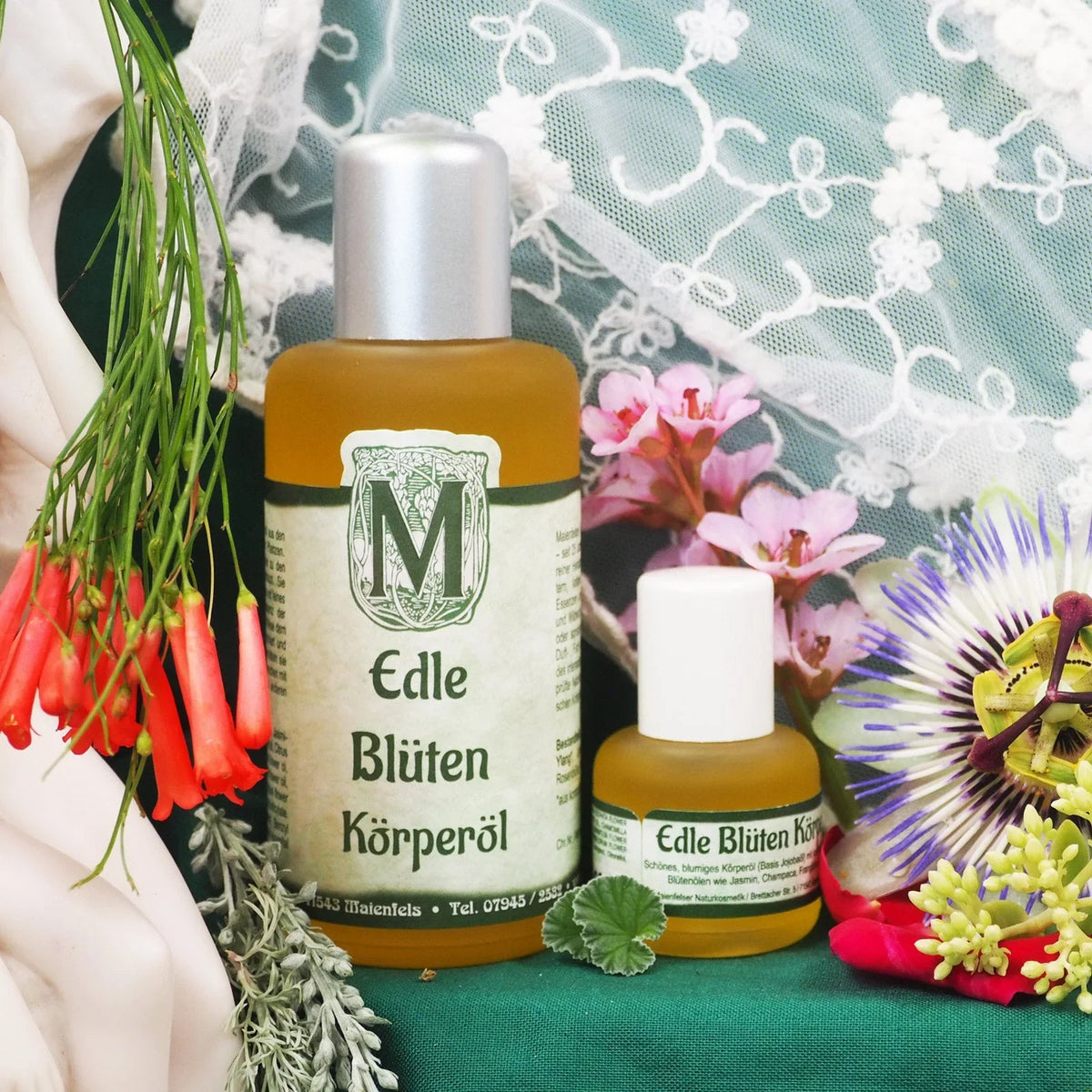 Edle Blüten Körperöl