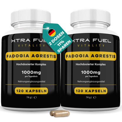 Fadogia Agrestis Kapseln - 1000mg Fadogia Extrakt - 100% natürlich & zertifiziert - BLACK ELIXIR - Maison de Parfum
