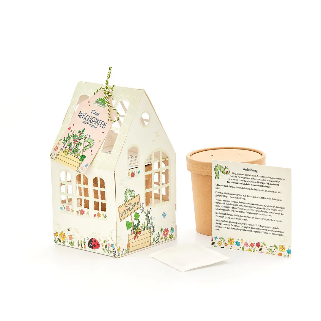 Gewächshäuschen "Finns Naschgarten" – BIO-Tomaten