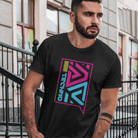 Flashback Techno T-Shirt (schwarz / unisex)