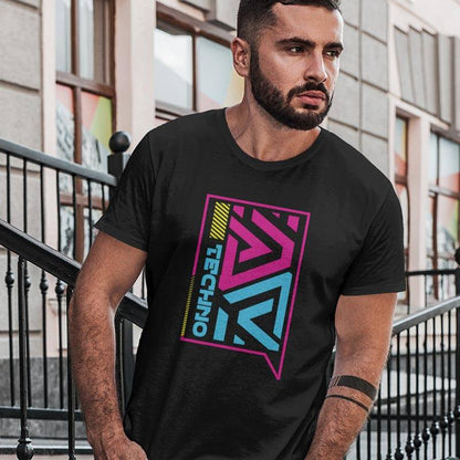 Flashback Techno T-Shirt (schwarz / unisex)