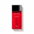 Dior Fahrenheit Duschgel in einer roten Flasche mit schwarzem Verschluss auf weißem Hintergrund