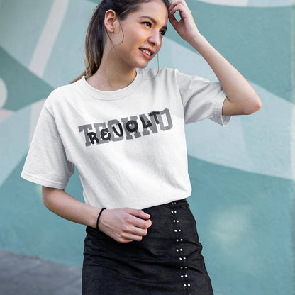 Techno Revolt T-Shirt (schwarz oder weiß / Frauen)