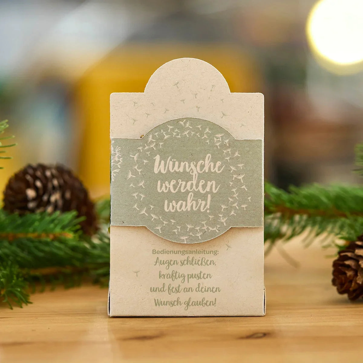 Wunscherfüller – Pusteblume im Glas