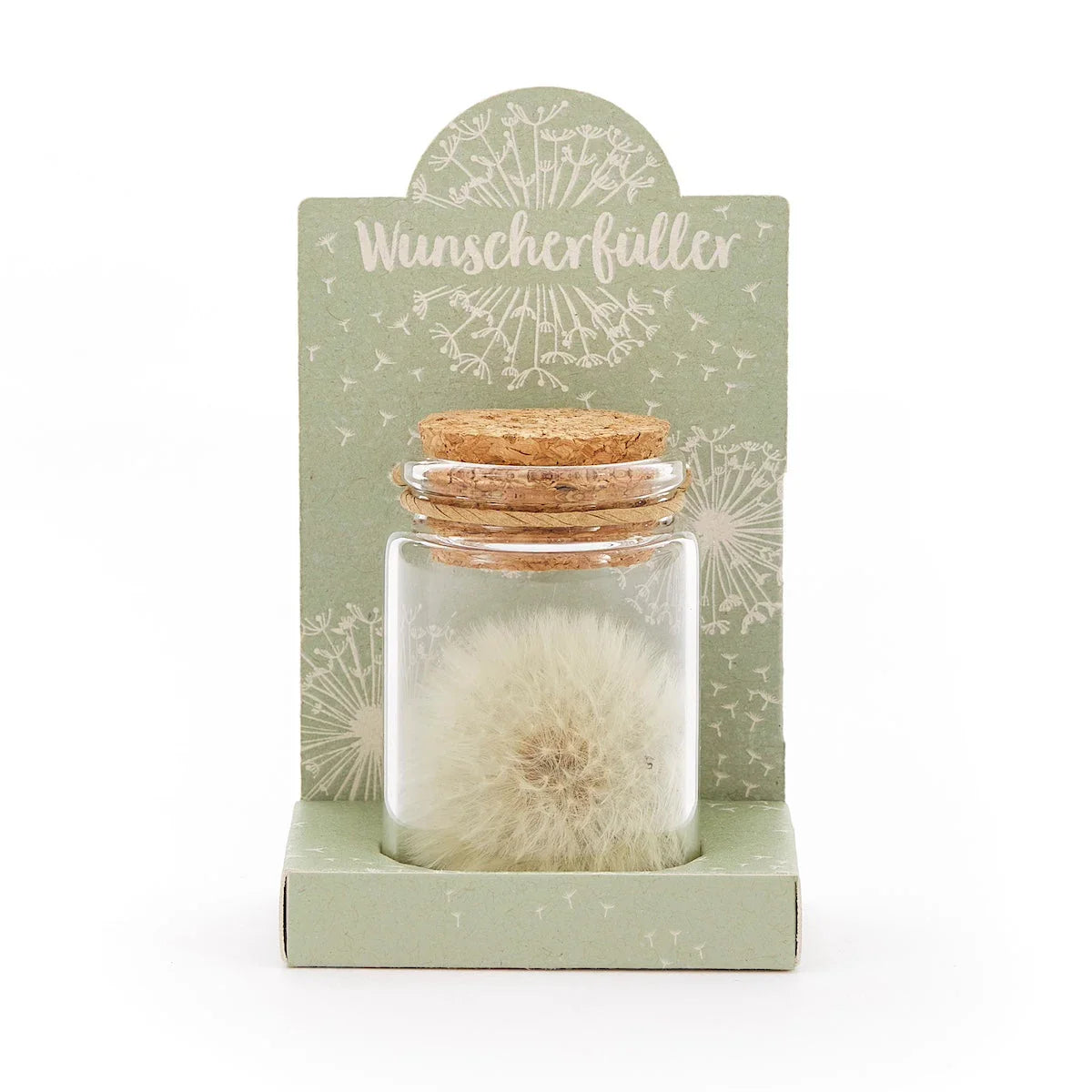 Wunscherfüller – Pusteblume im Glas