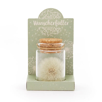 Wunscherfüller – Pusteblume im Glas