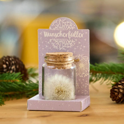 Wunscherfüller – Pusteblume im Glas