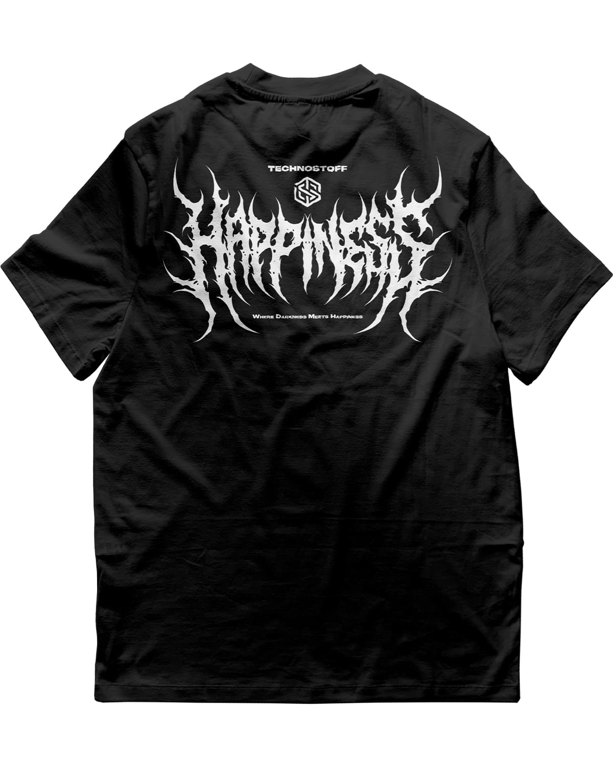 Happiness T-Shirt (unisex, schwarz)