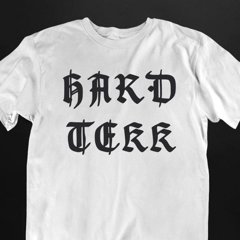 Old Hard Tekk T-Shirt (schwarz oder weiß / unisex)
