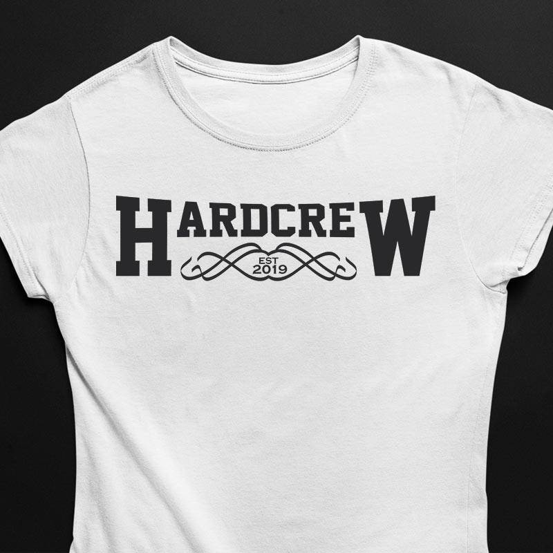 Hardcrew Premium T-Shirt (schwarz oder weiß / Frauen)