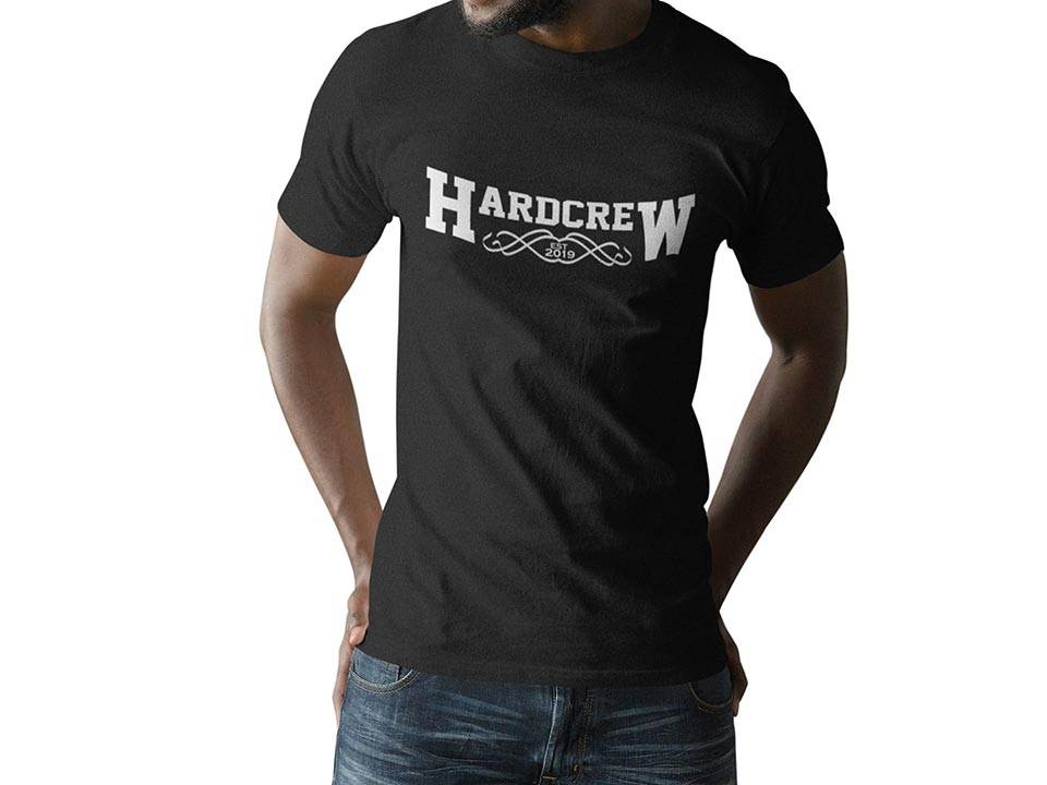 Hardcrew Premium T-Shirt (schwarz oder weiß / unisex)