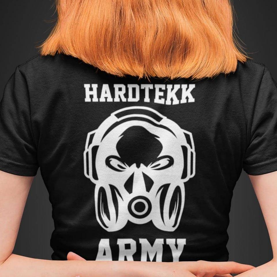 Hardtekk Army Premium T-Shirt (schwarz oder weiß / Frauen)