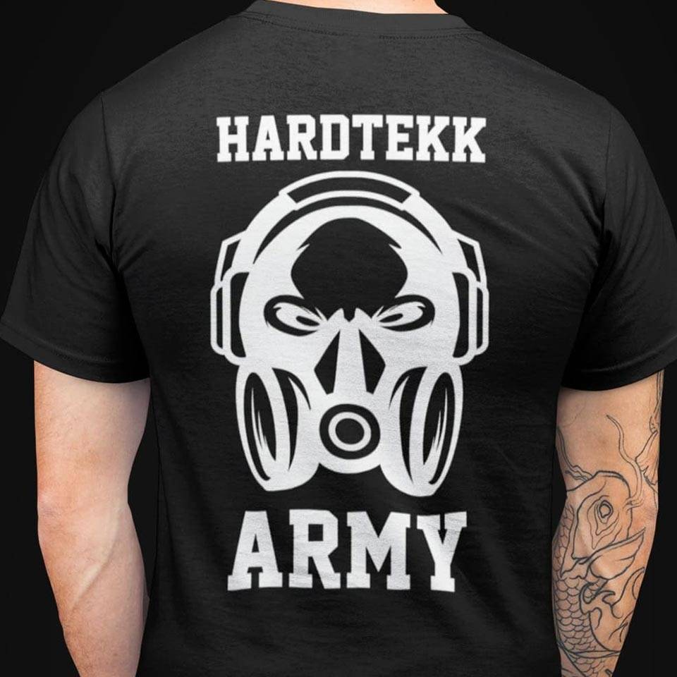 Hardtekk Army Premium T-Shirt (schwarz oder weiß / unisex)