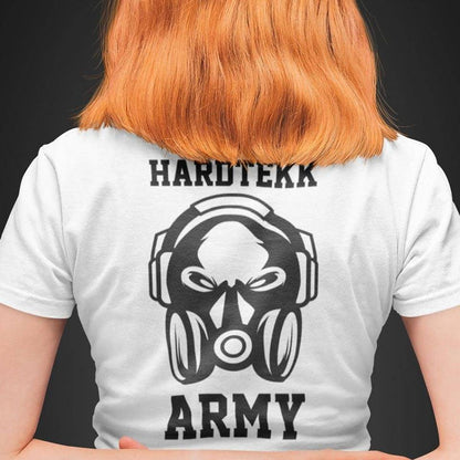 Hardtekk Army Premium T-Shirt (schwarz oder weiß / Frauen)