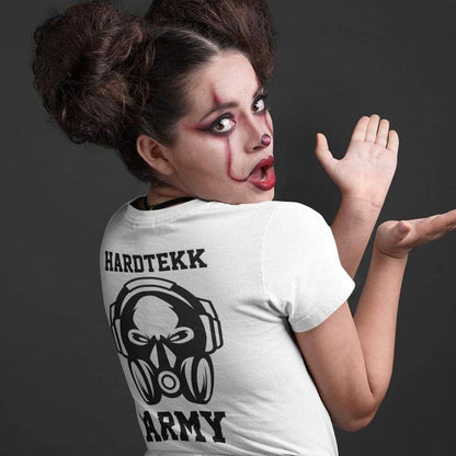 Hardtekk Army Premium T-Shirt (schwarz oder weiß / Frauen)