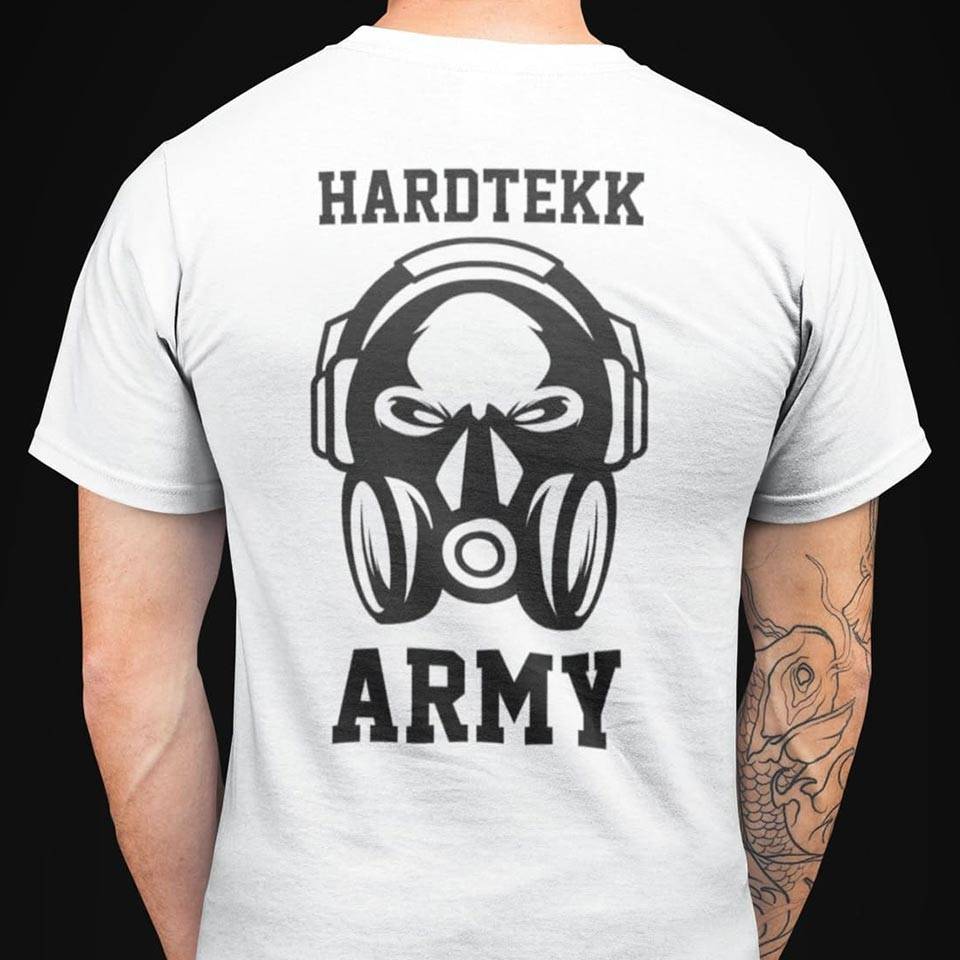 Hardtekk Army Premium T-Shirt (schwarz oder weiß / unisex)