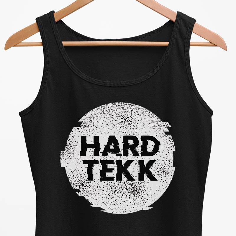 Hardtekk Circle Tank Top (schwarz)