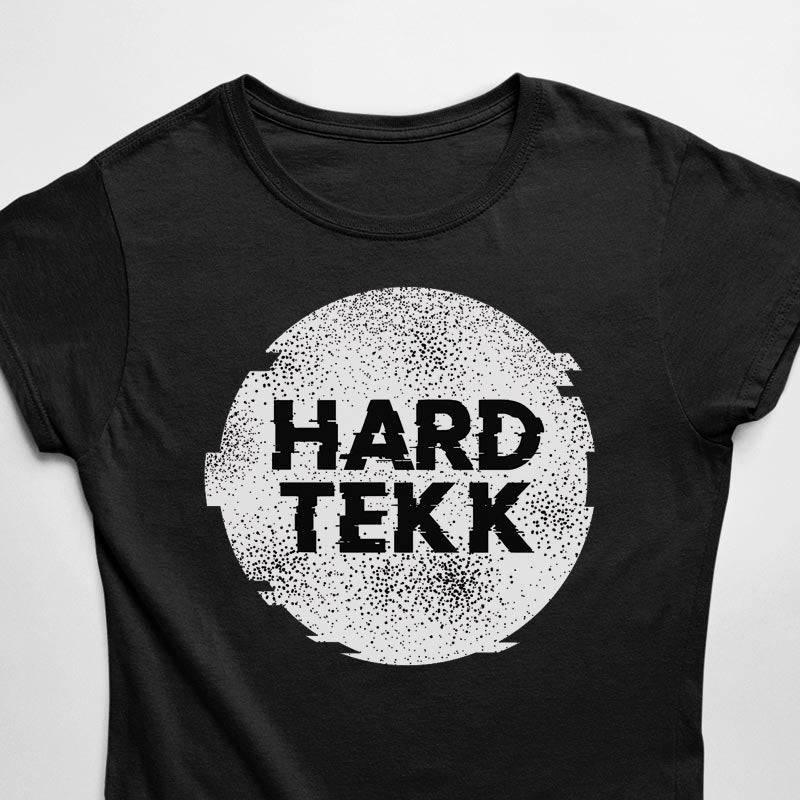 Hardtekk Circle T-Shirt (schwarz / Frauen)