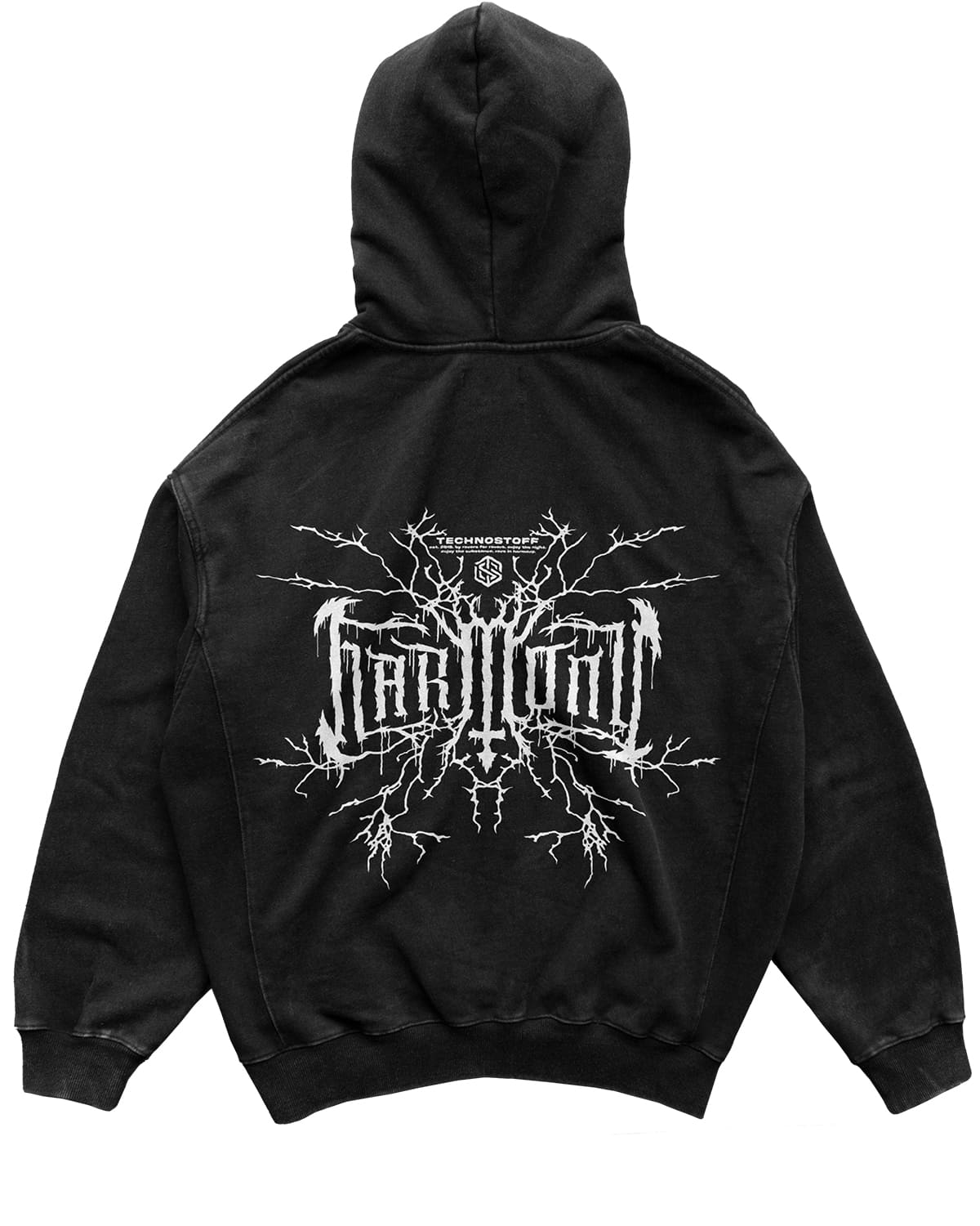 Harmony Premium Zip Hoodie (schwarz, unisex)