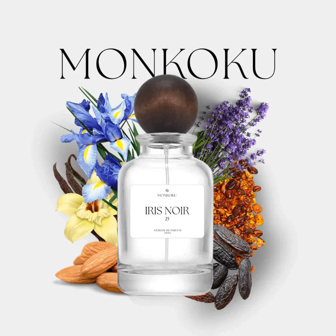Iris Noir Extrait de Parfum || MonKoku - BLACK ELIXIR - Maison de Parfum