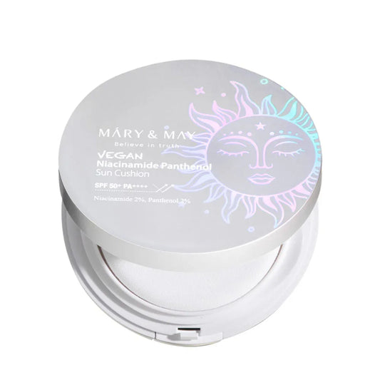 Mary&May | Vegan Niacinamide Panthenol Sun Cushion  SPF50+ PA++++  25g