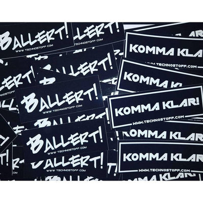 Gemischtes Techno & Rave Sticker Paket Set 🔥