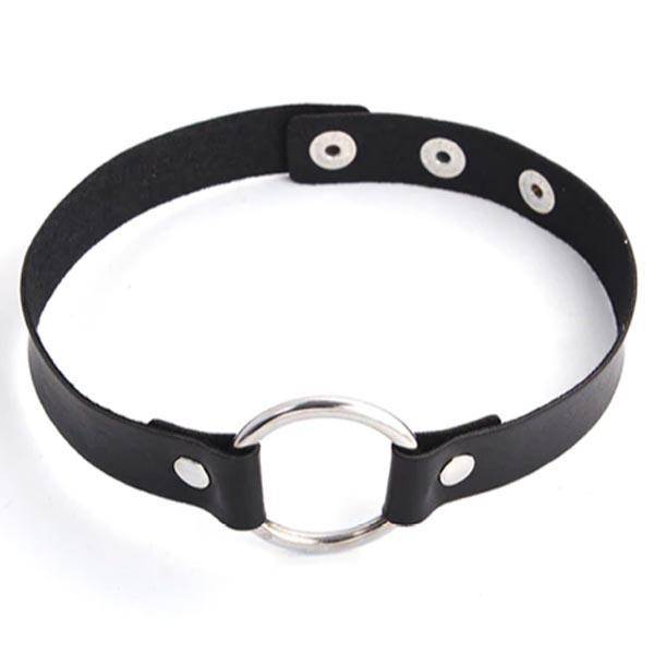 Choker Halsband (Ring oder Herz)