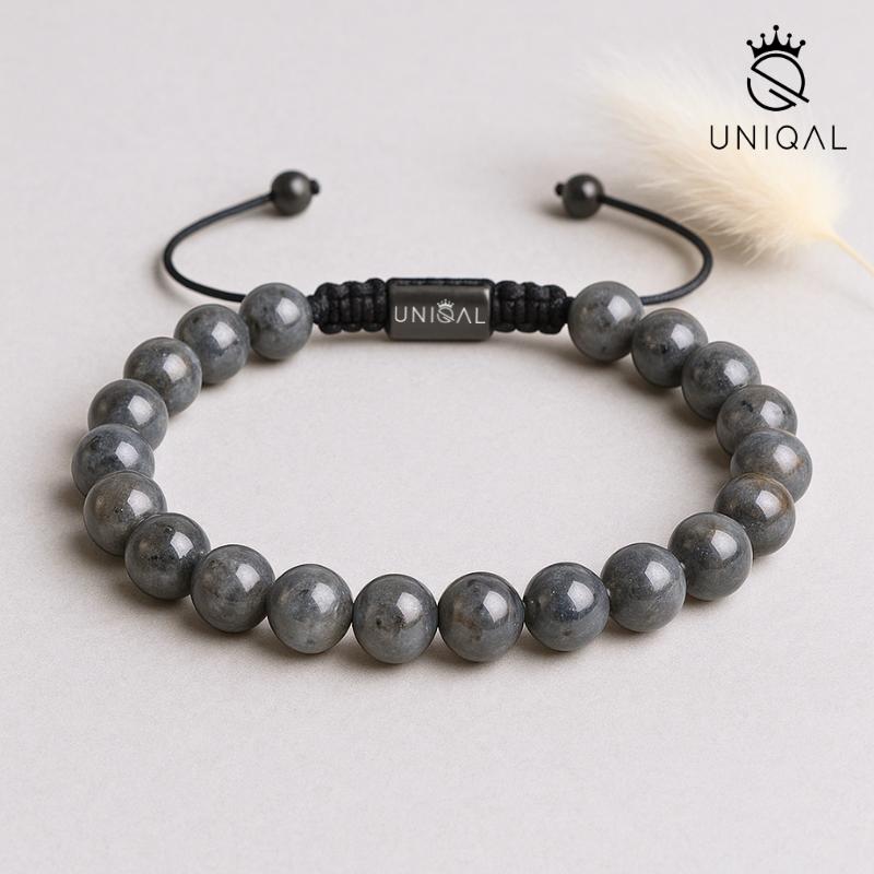 EDELSTEINARMBAND LABRADORIT 8MM